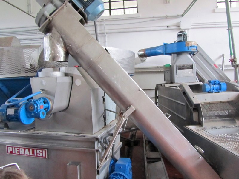 Machinery at an oil mill