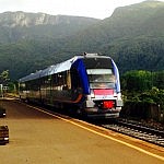 A local train in Tuscany