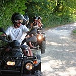 Quad biking group activity in Tuscany