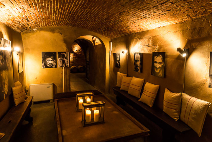 Cellar in the basement of a historical villa by Florence