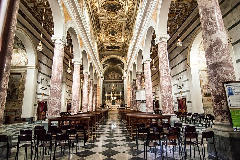 The beautiful cathedral of San Miniato