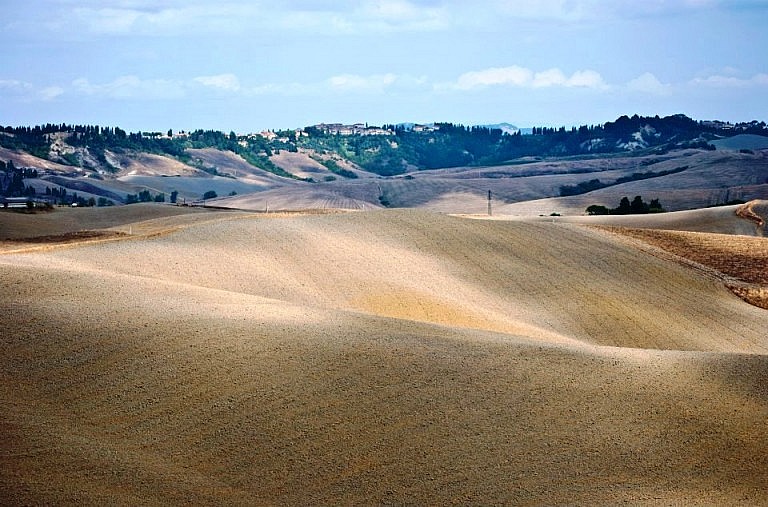 Views over Fabbrica from Lajatico