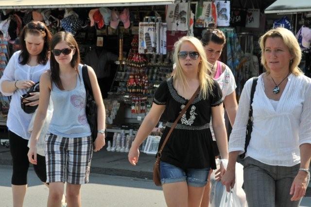 Norwegian students during our guided tour to Pisa