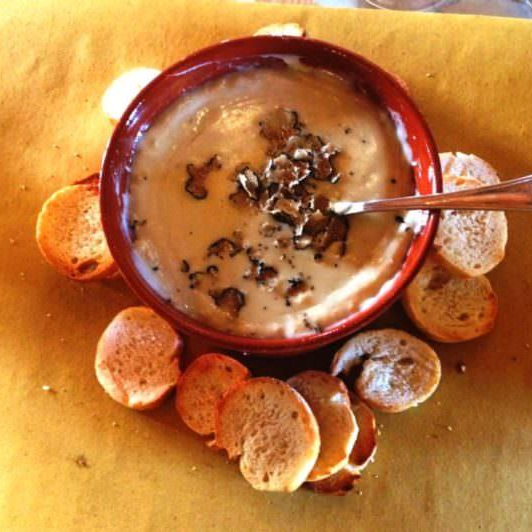 Cheese and truffle