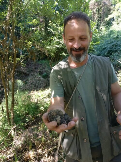 Daniele, our charming truffle hunter