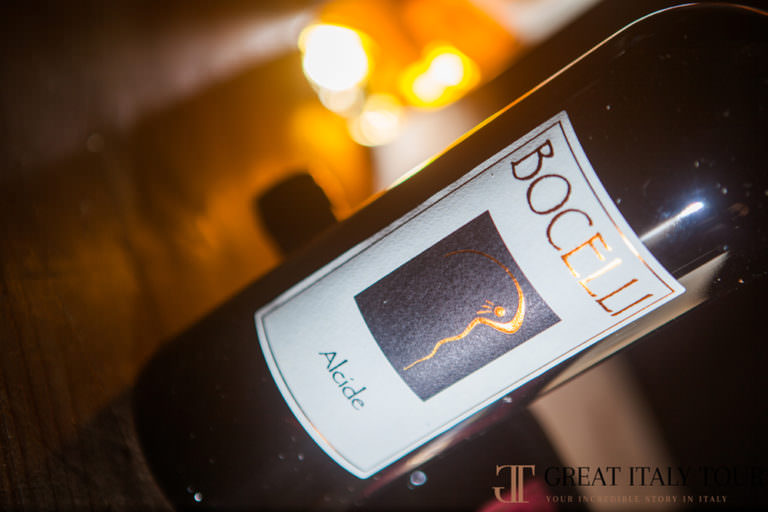 Tasting of wines by Alberto Bocelli