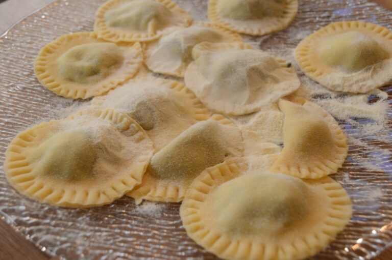 ravioli stuffed with potatoes