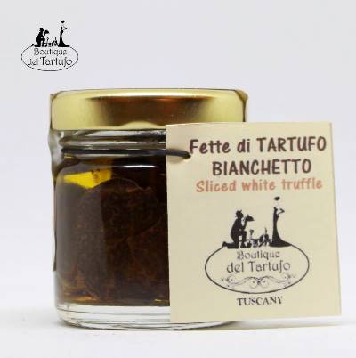 Bianchetto truffle in slices