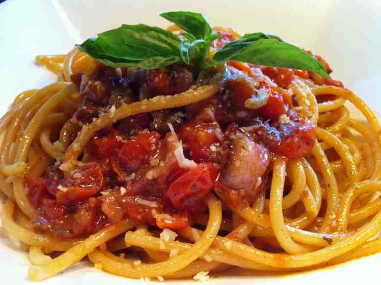 The famous recipe from Amatrice