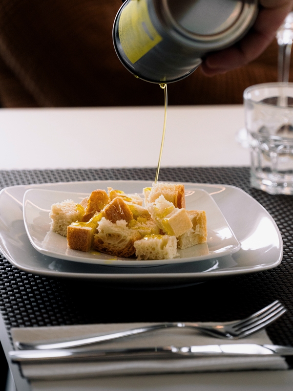 tasting of a local extra vergin olive oil