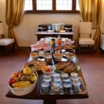 Intercontinental breakfast served at your villa