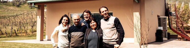 The family Caputo at Pellicciano farm