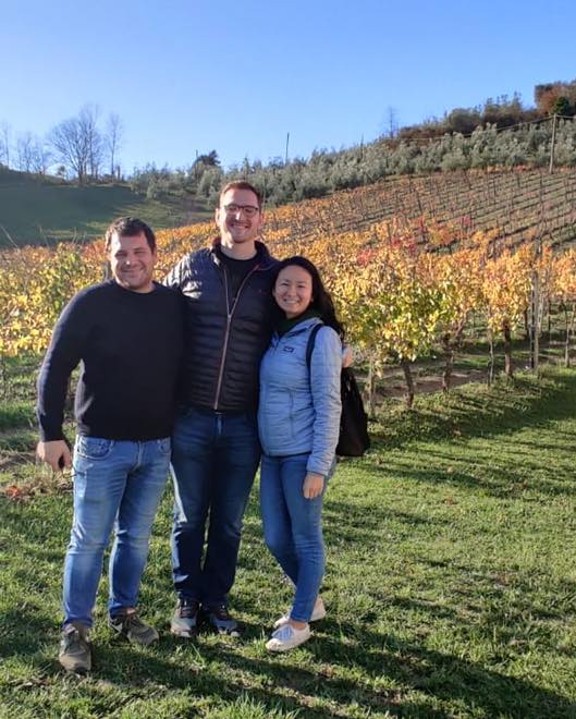 Guided winery tour