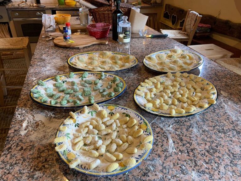 Hand-made gnocchi