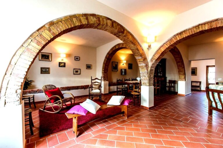 The living room of Podere i Sorbi