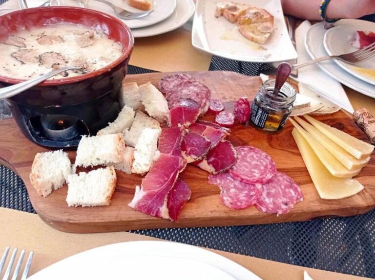 Truffle delicacies during our truffle hunting tours