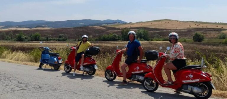 Private vespa tour with our guide Luca