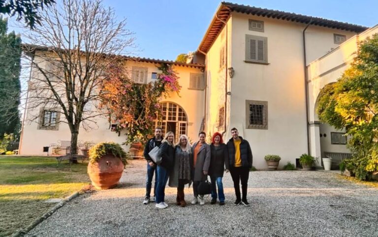 Our guests with our guide Moira