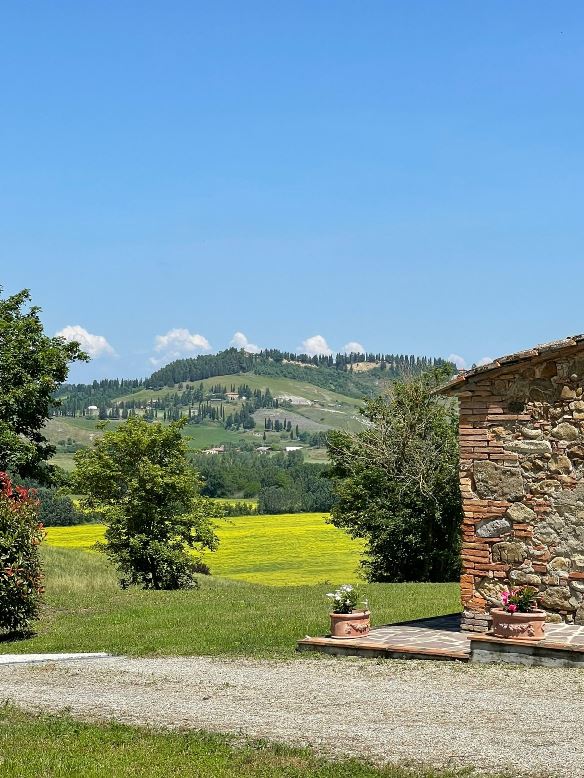 Typical Tuscan countryside