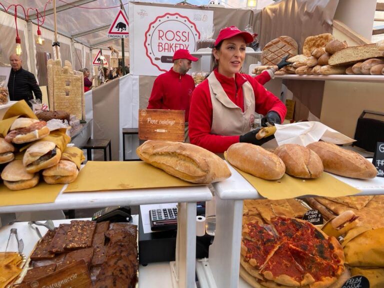 Typical Tuscan bread and focaccia
