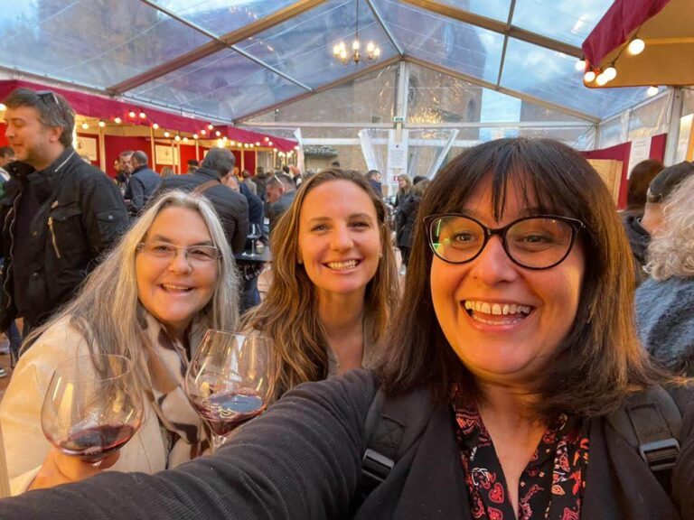 Our guests enjoying the truffle festival with Arianna