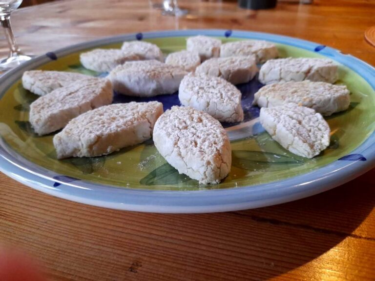 Typical Christmas biscuits mad of almond