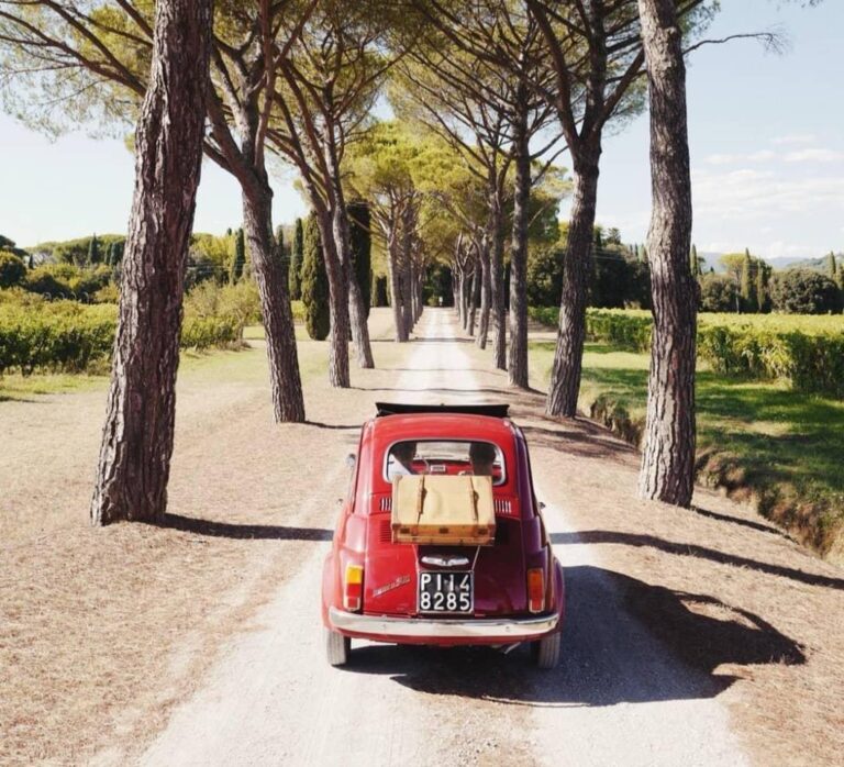 Private tour with fiat 500