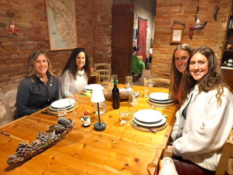 Typical dinner at My Tuscan kitchen cooking school