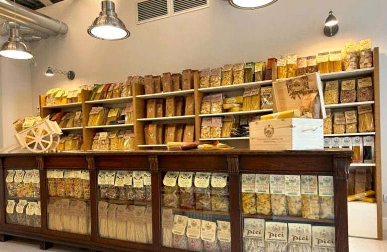 Selection of different types of pasta