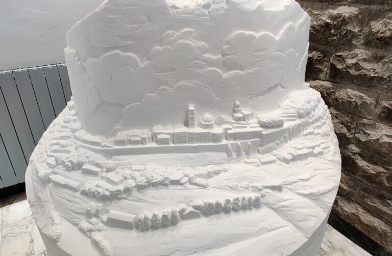 Sculpture made with Volterra salt