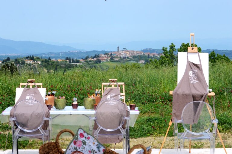 Wonderful view over the Pisan hills