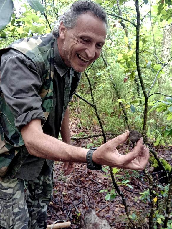 Black truffle found in the wood near San Miniato