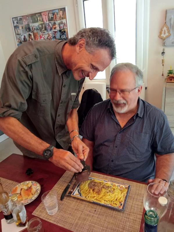 Truffle lunch at Riccardo's restaurant in San Miniato
