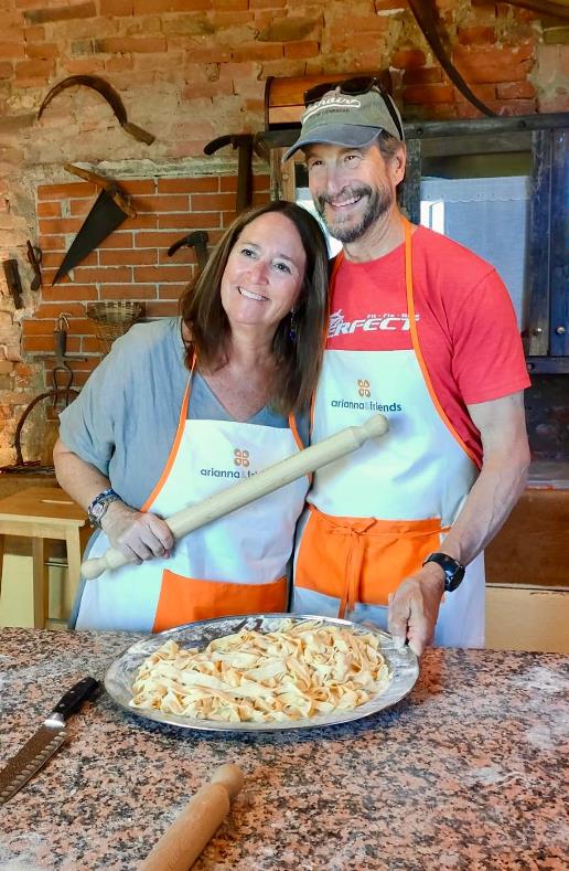 Hand-made tagliatelle