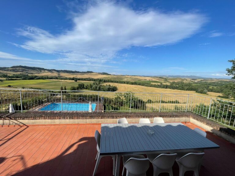 The outstanding view from villa i sorbi