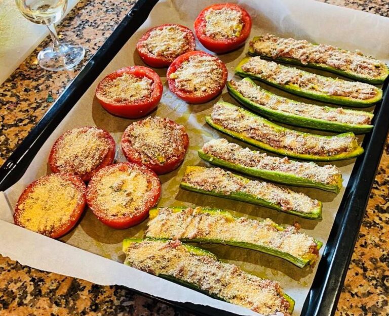 Stuffed vegetables prepared for our guests