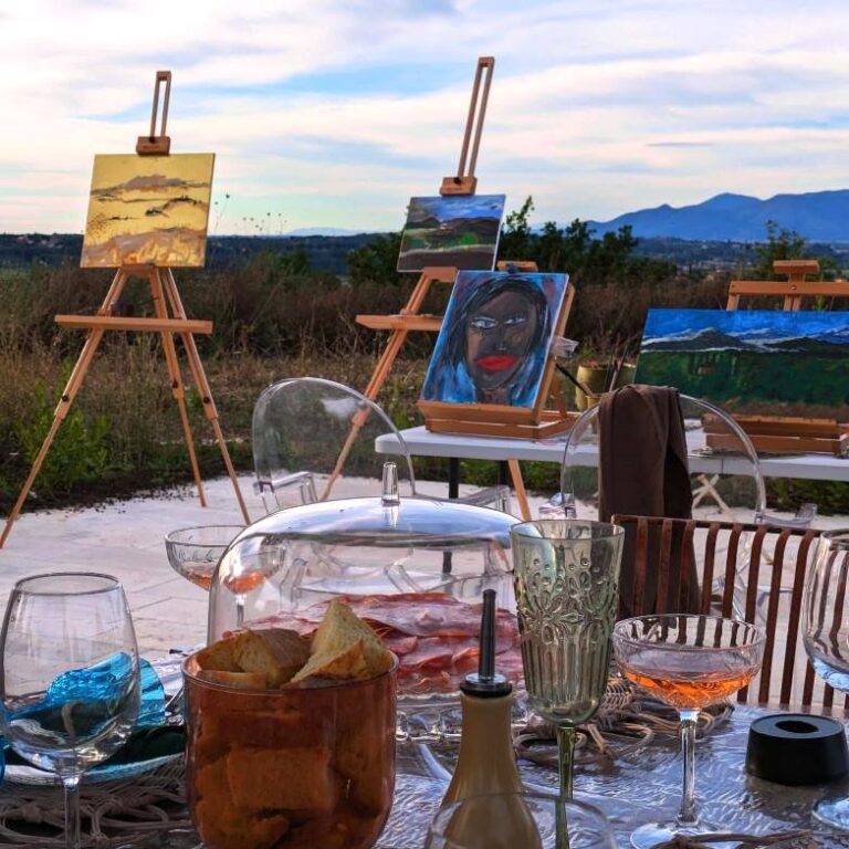 Painting in villa