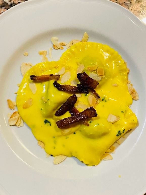 Primo piatto served at Rita's farm during the valentine's dinner