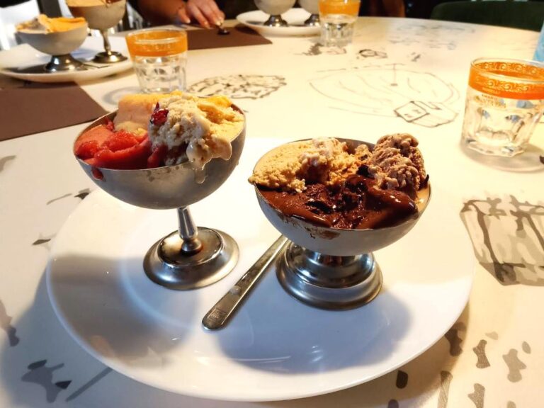 Gelato tasting in the Peccioli hamlet