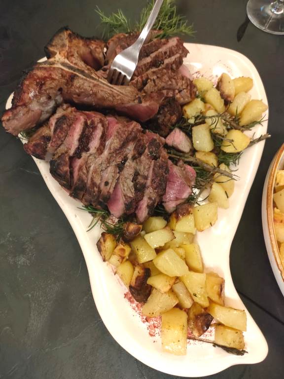 Bistecca experience at a local butcher