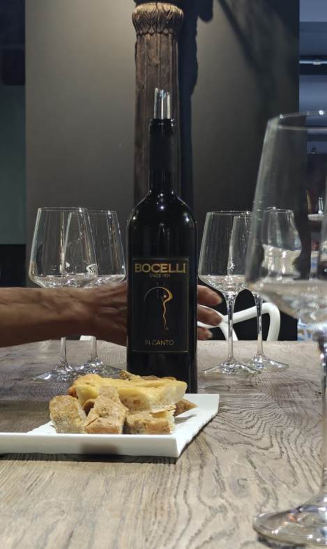Bocelli wine tasting