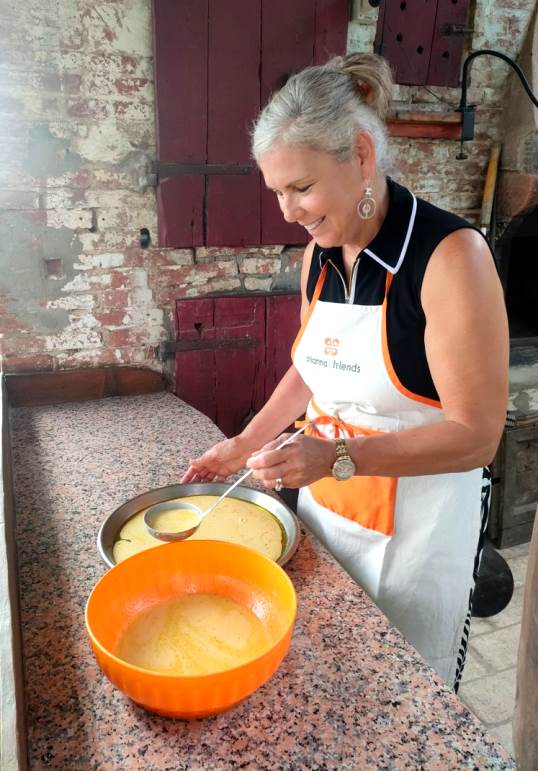 Cecina making process