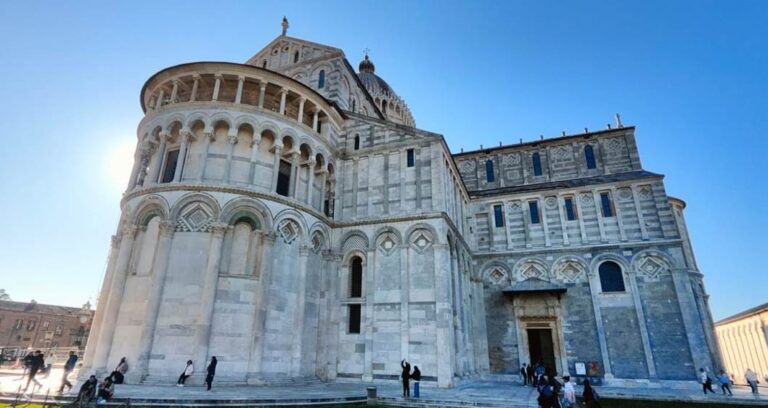 The very famous piazza dei miracoli of Pisa