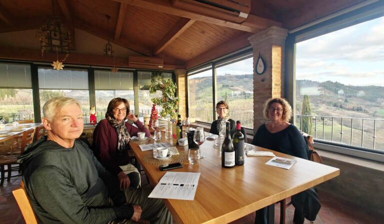 Tasting the best wines in Volterra