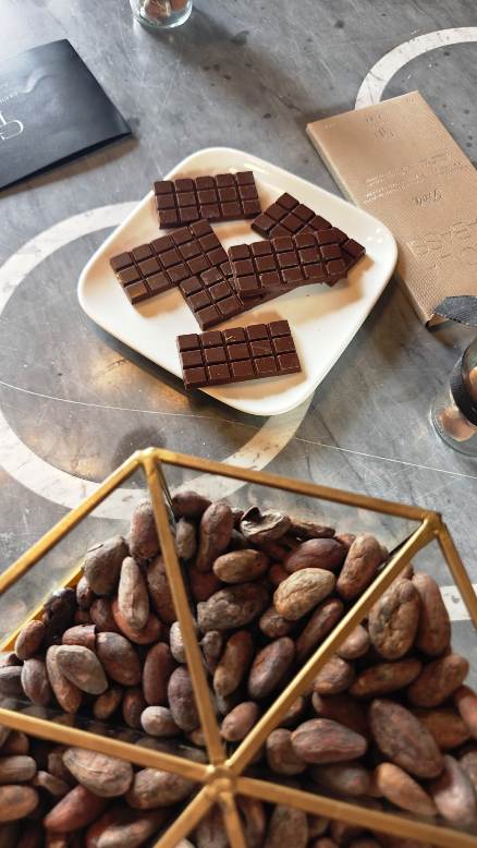The very famous chocolate made by the maitre chocolatiere Cecilia Rabassi