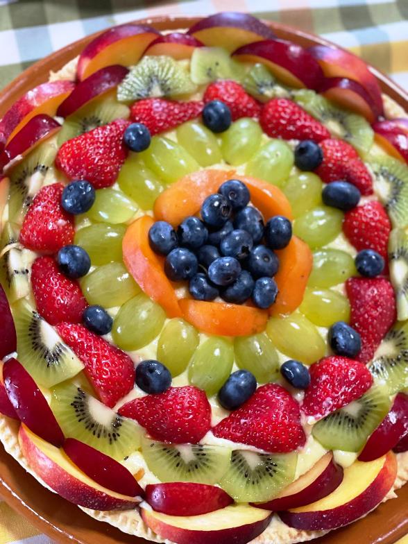 Typical wedding cake prepared during a wedding party