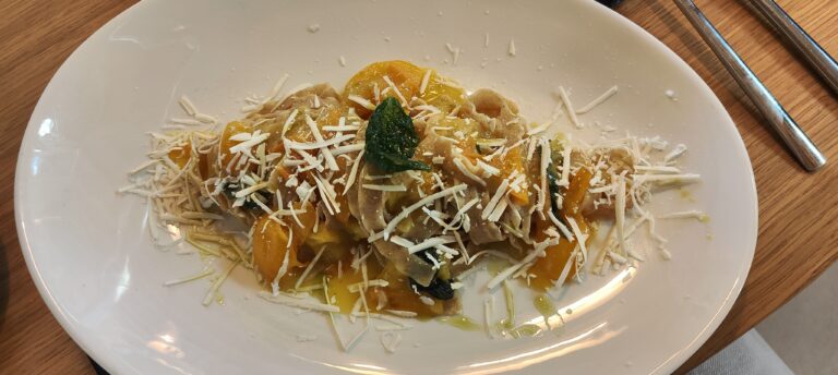 a delicious tasting of pasta
