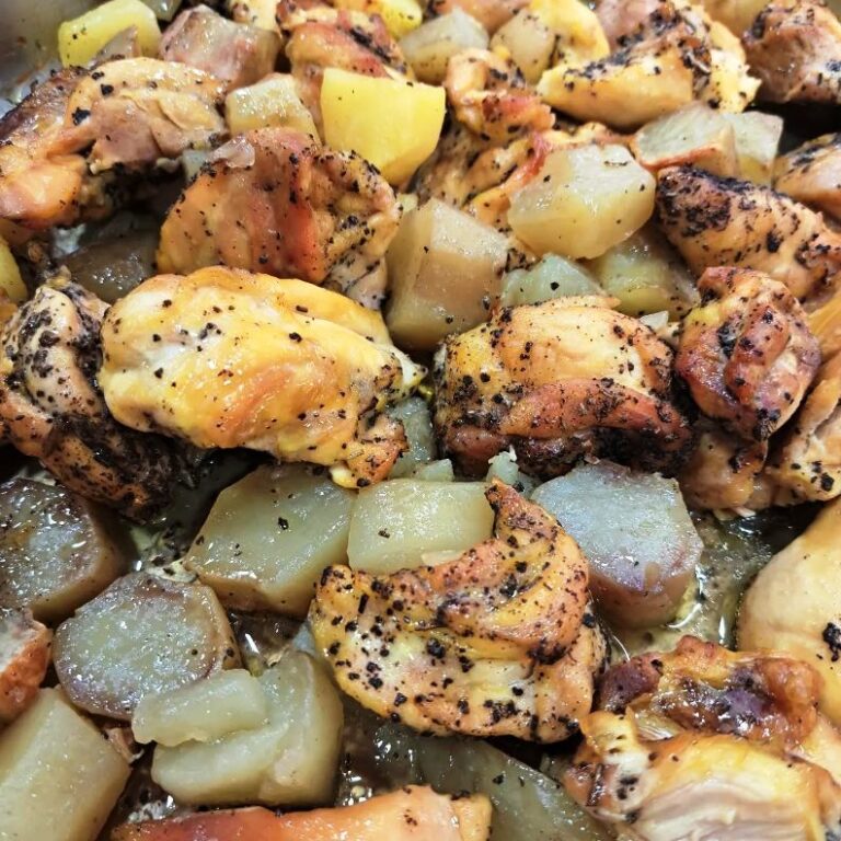 Chicken and potatoes