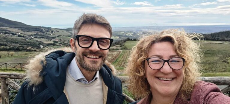 Wonderful view over the Etruscan coast