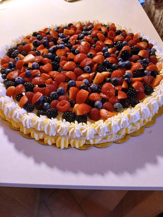 Cheese cake made 